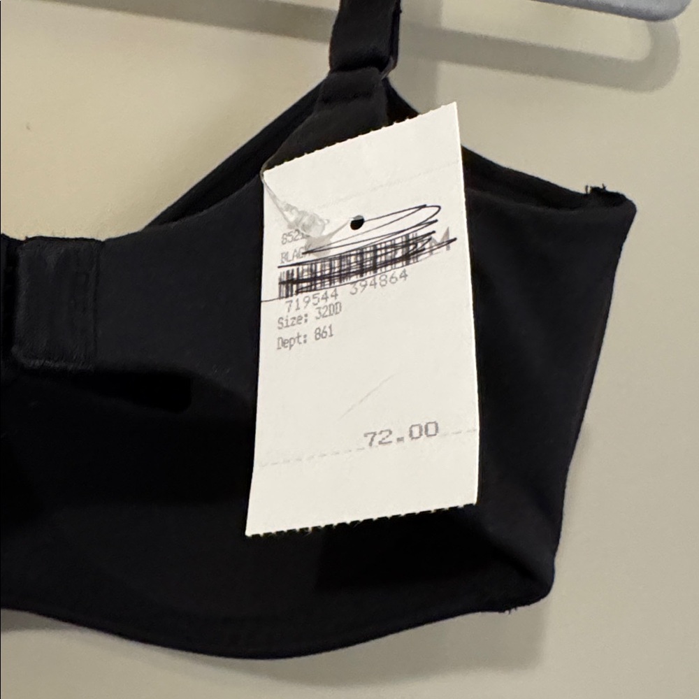 NWT- Wacoal Women's How Perfect Wire Free Bra, Black, 32DD - Picture 12 of 12